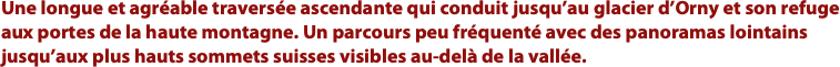 Une longue et agréable traversée