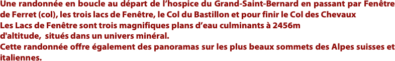 Une randonnée en boucle au