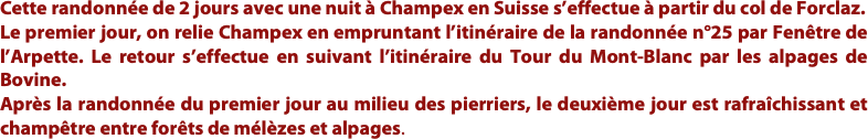 Une randonnée avec des paysages