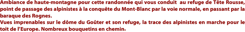 Pour tous les randonneurs expérimentés