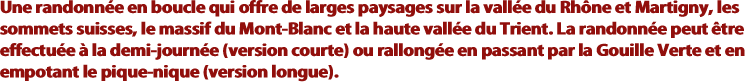 Une randonnée en boucle qui