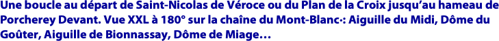 Une boucle au départ de
